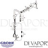 Grohe Minta Single-Lever Kitchen Sink Mixer Tap Dimensions